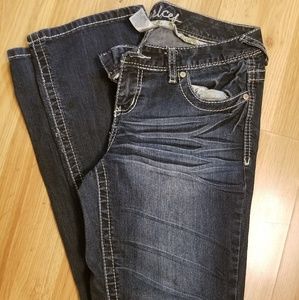 Maurices dark wash jeans size 3/4